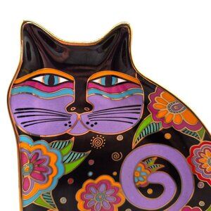 Laurel Burch Feline Fantasy Limited Edition Porcelain Plate 1995 Franklin Mint